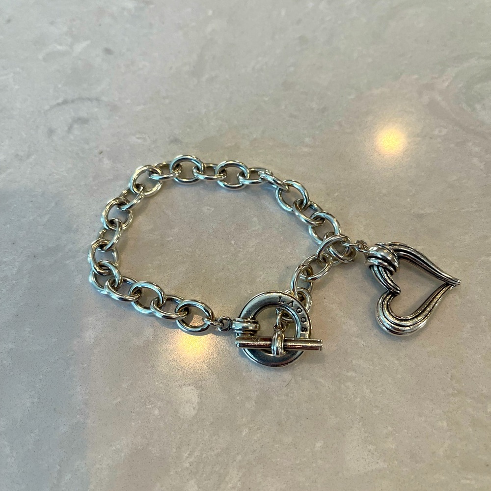 Lagos heart toggle bracelet